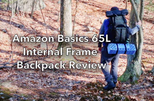 Amazon Basics 65 Internal Frame Backpack Review Section Hikers Backpacking Blog