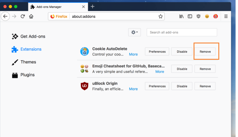 delete Trojan:Win32/AgentTesla!ml firefox hijacker from mac