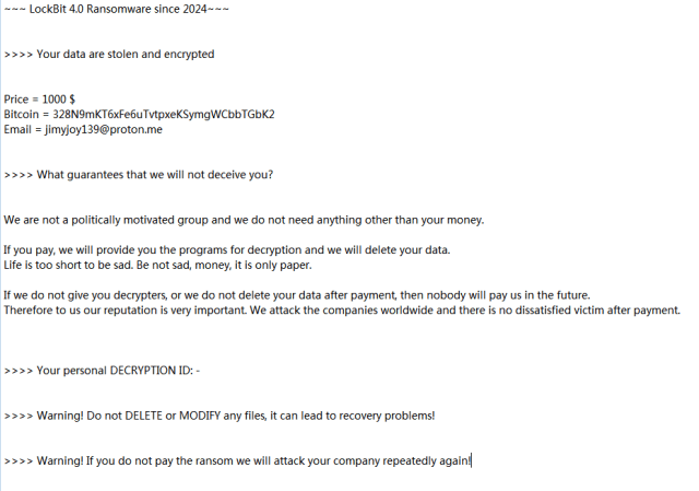 LockBit 4.0 Ransomware