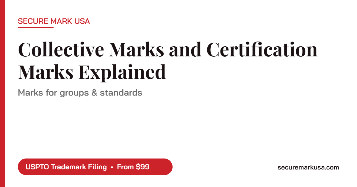 Collective Marks and Certification Marks Explained