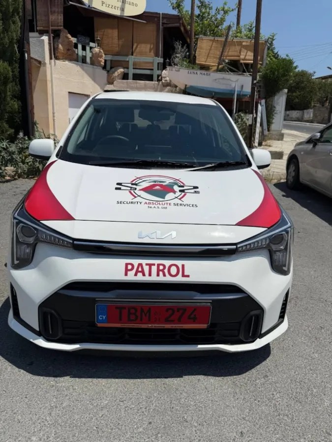 security patrols vehicle paphos