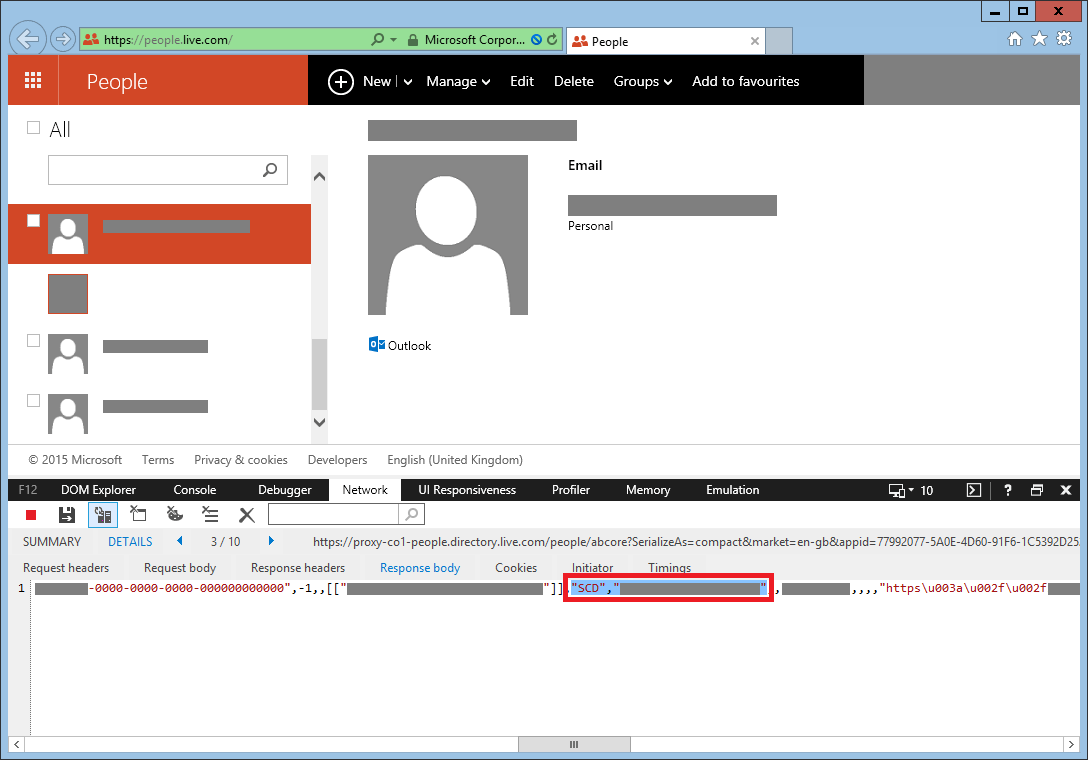 Microsoft sites expose visitors’ identifier CID in plain textSecurity