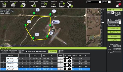 drones mission planner