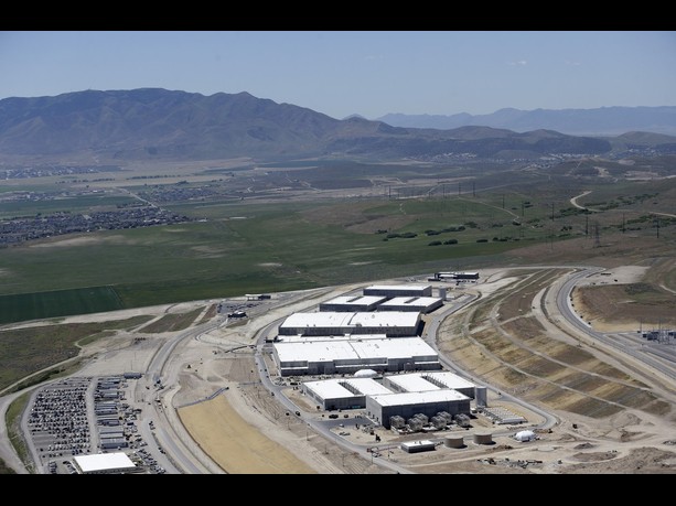 NSA data center 's Utah Data Center in Bluffdale, Utah, Thursday, June 6, 2013. The government is secretly collecting the telephone records of millions of U.S. customers of Verizon under a top-secret court order, according to the chairwoman of the Senate Intelligence Committee. The Obama administration is defending the National Security Agency's need to collect such records, but critics are calling it a huge over-reach. (AP Photo/Rick Bowmer)