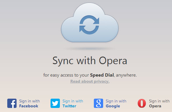 Opera sync data breach