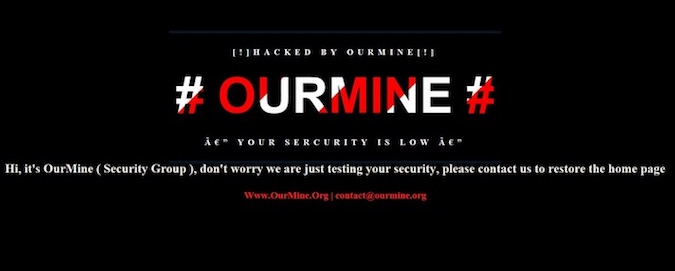 OurMine Unity Forum Defacement