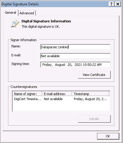 code signing trick