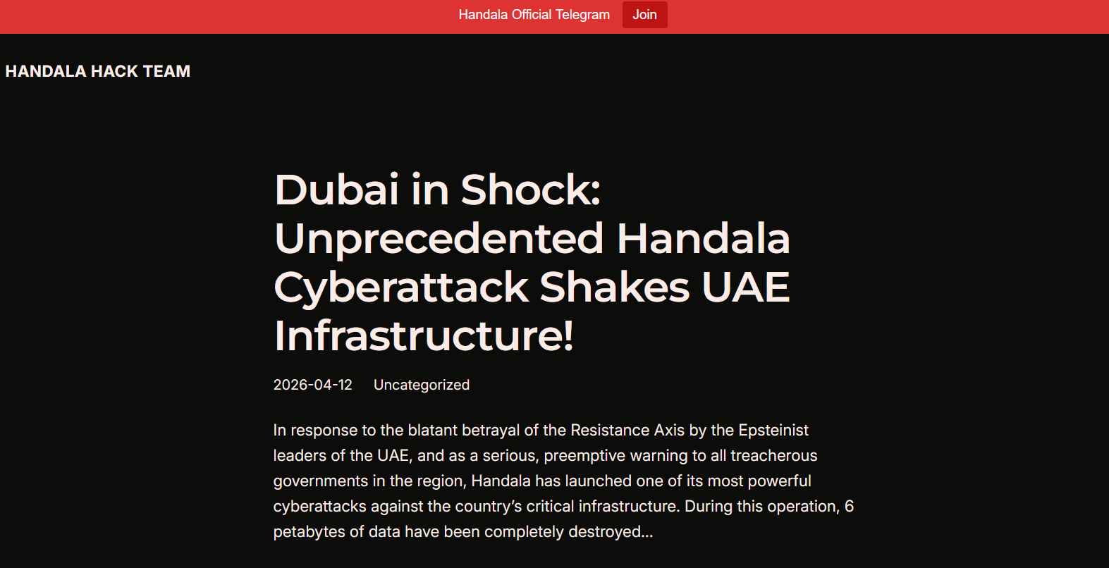 Iran-Backed Hackers Claim Massive UAE Cyberattack: What You Need to Know (2026)