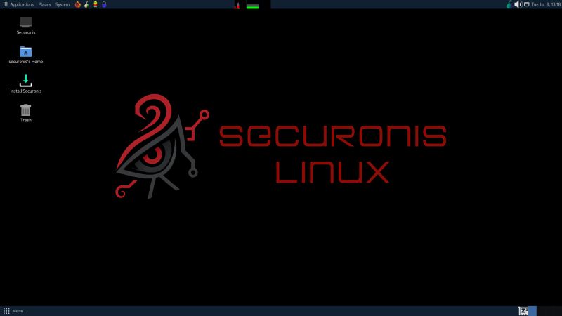 Securonis Linux - Download Modern Space Image | 4K