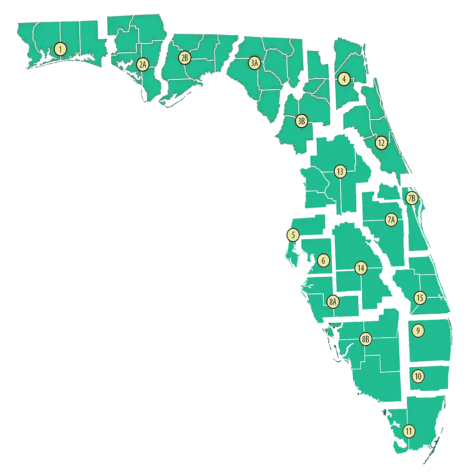 SEDNET Regions Map v1