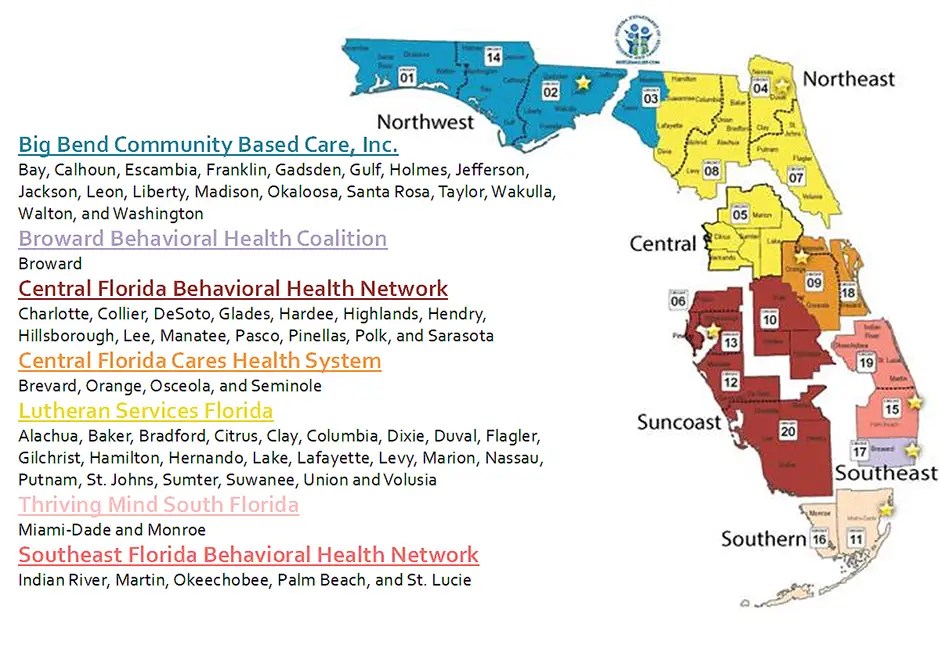 Managing entities map