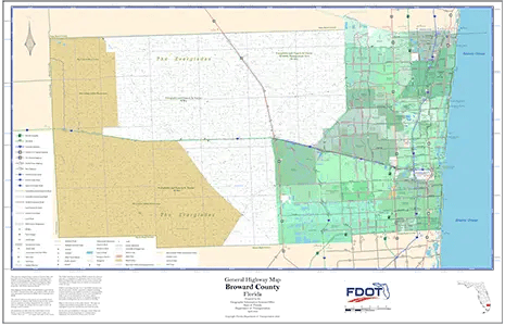 Broward Map from Florida Department of Transportation. Links to Broward School District.