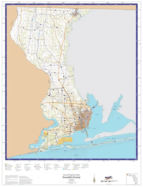 Escambia Map link to school district