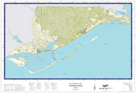 Franklin Map from Florida Department of Transportation. Links to Franklin School District.