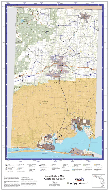Okaloosa Map link to school district