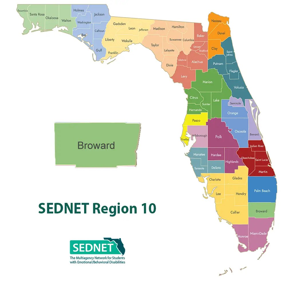 SEDNET Region10 map