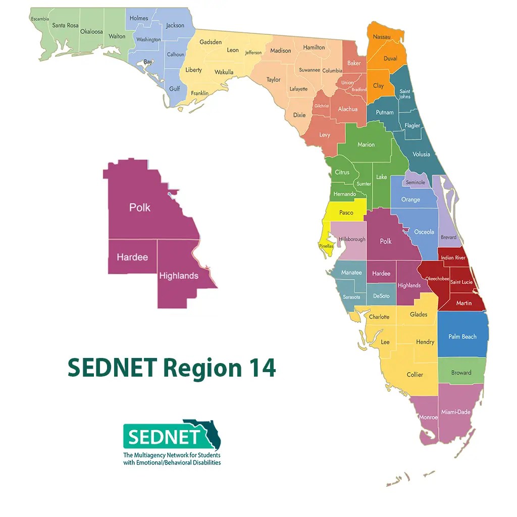 SEDNET Region 14 Map