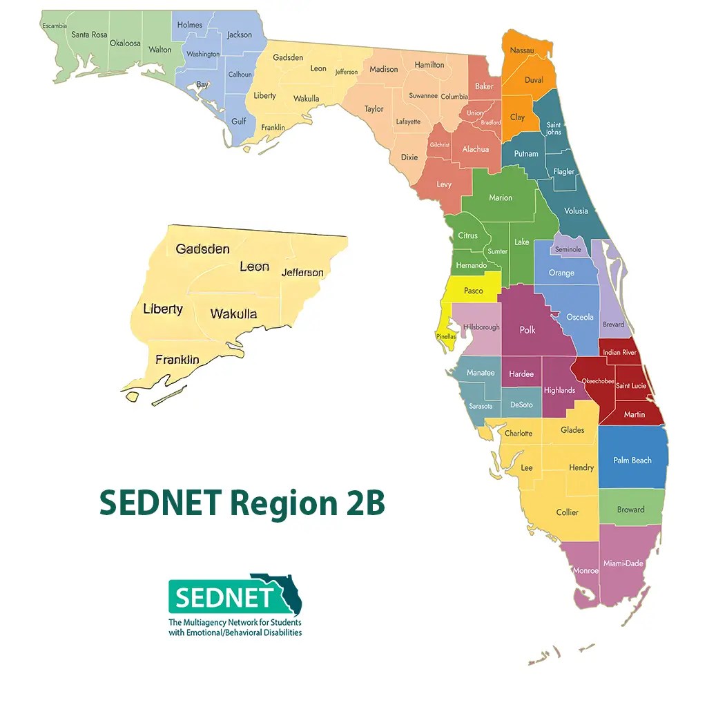 SEDNET Region 2B Map