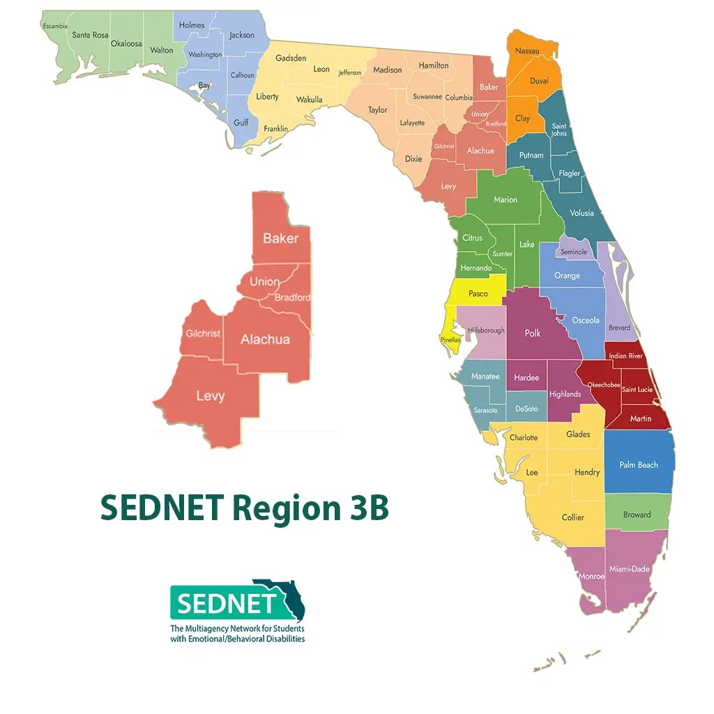 SEDNET Region 3B map