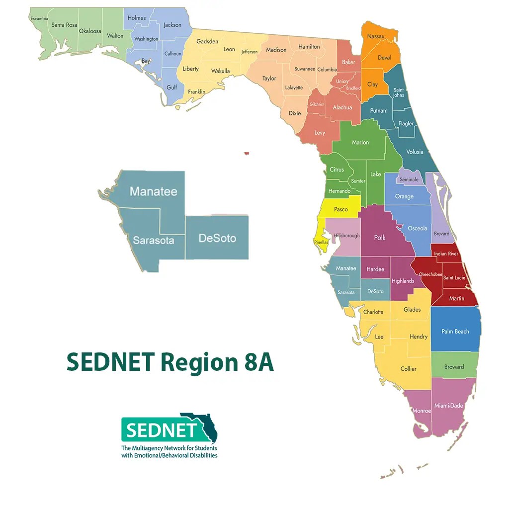 SEDNET Region 8A map