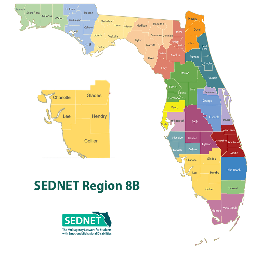 SEDNET Region 8B map