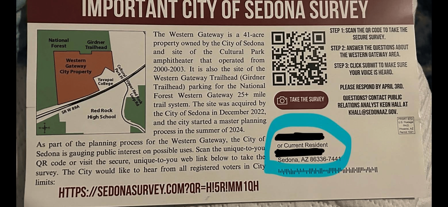 Sedona Lina Rueda: Cultural Park City Survey