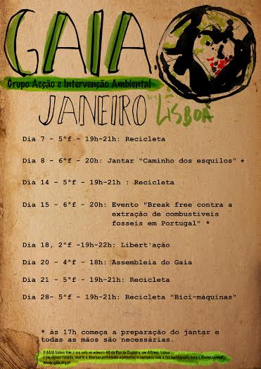 Programação de Janeiro @ GAIA - Alfama
