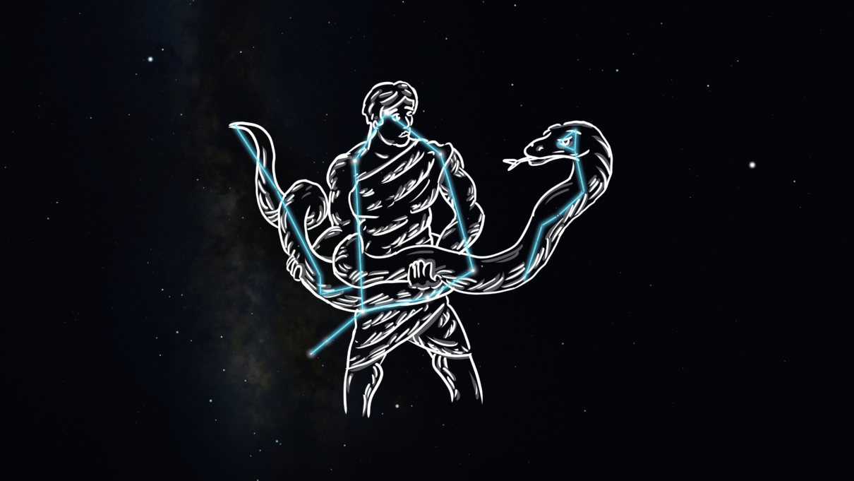 Ophiuchus Constellation Art