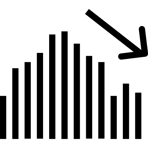 Business Analysis Icon Analysis Chart Decrease Vector Analysis Chart Decrease Png And Vector - Download Elegant Abstract Design | High Resolution