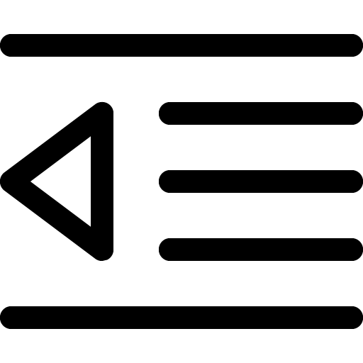 Indent Decrease Icon Svg Png Free Download 4 - Minimal Photos - Premium HD Collection