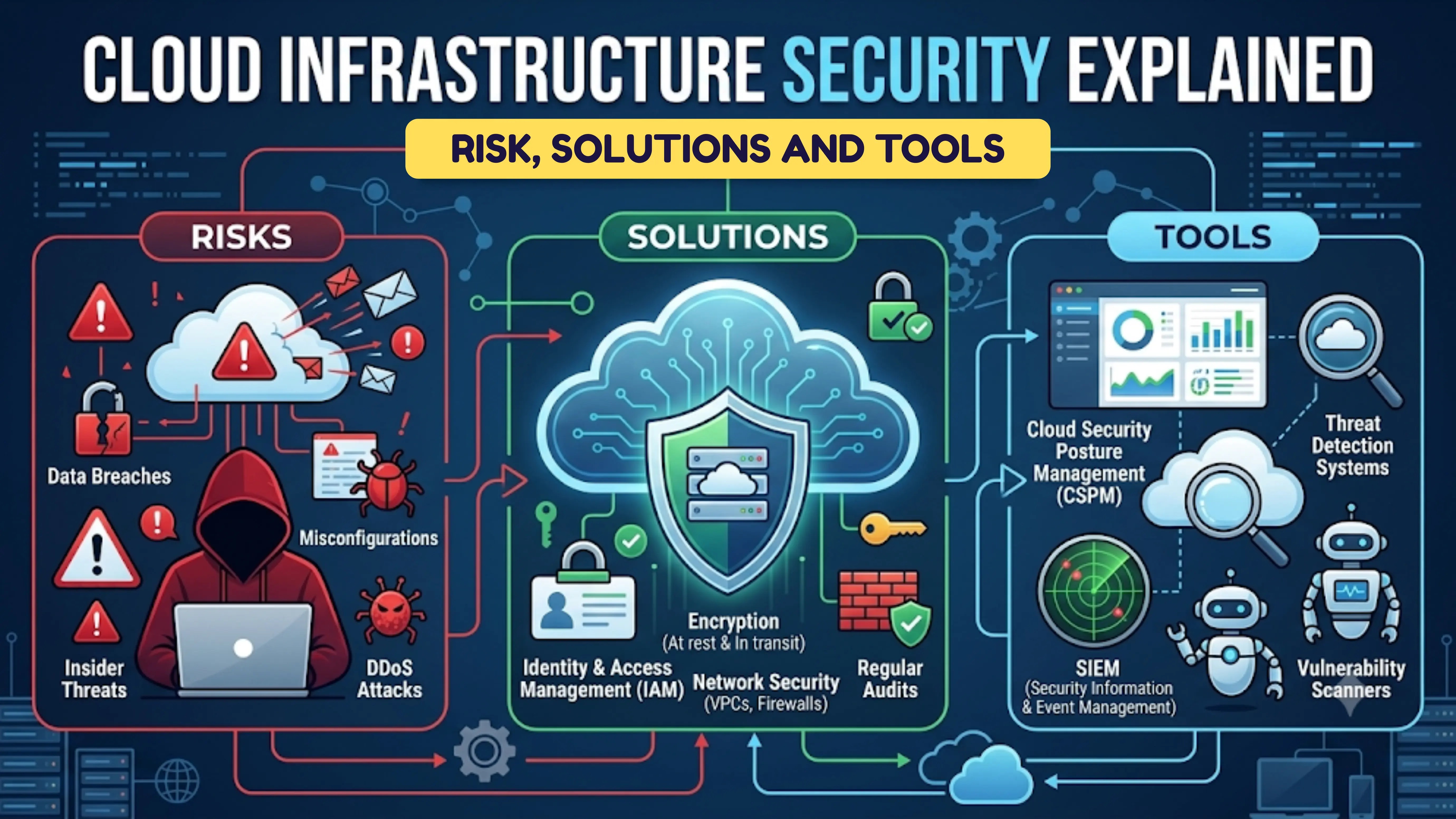 A visual representation of Cloud Infrastructure Security