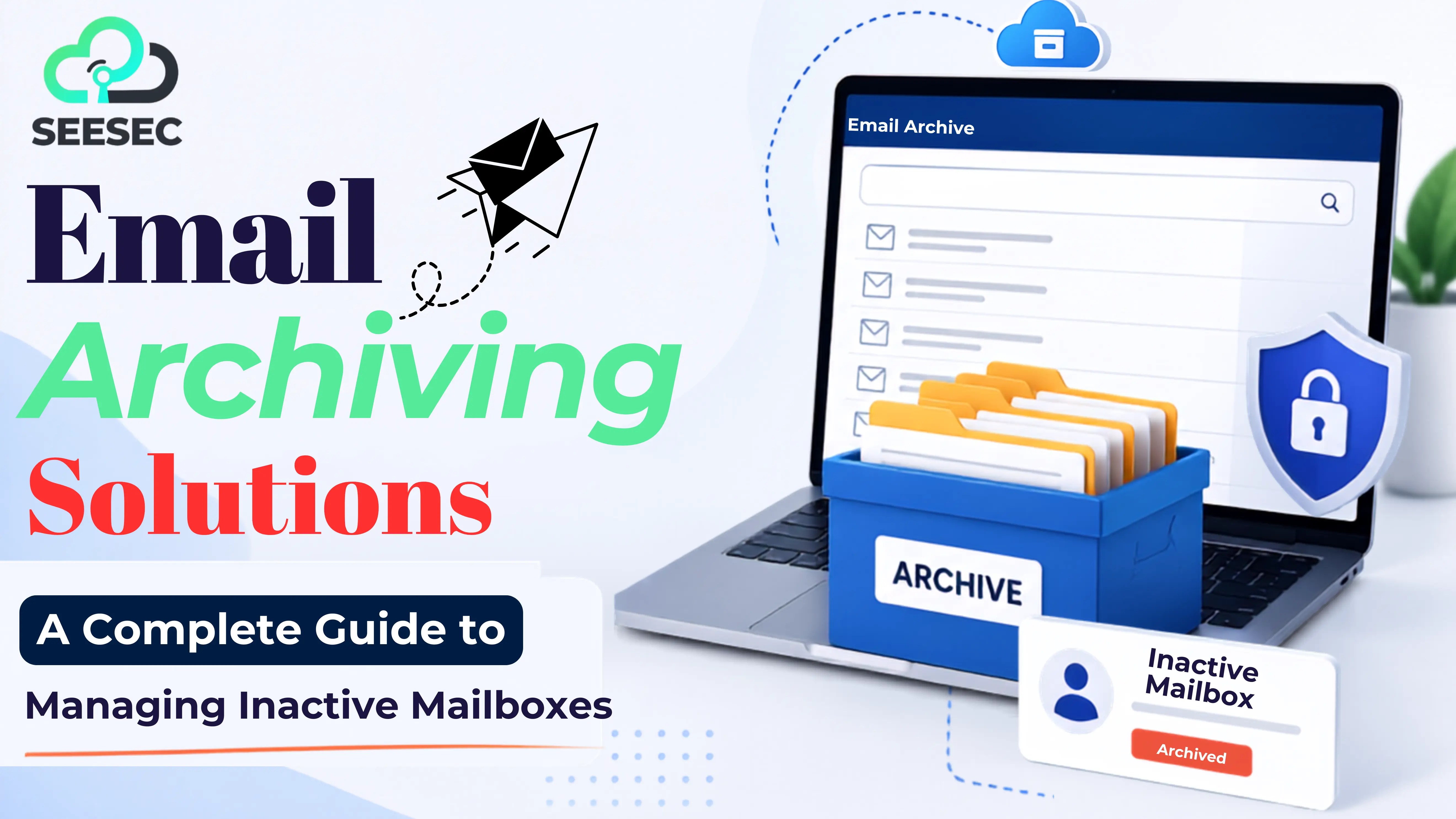 Depiction of email archiving solutions.