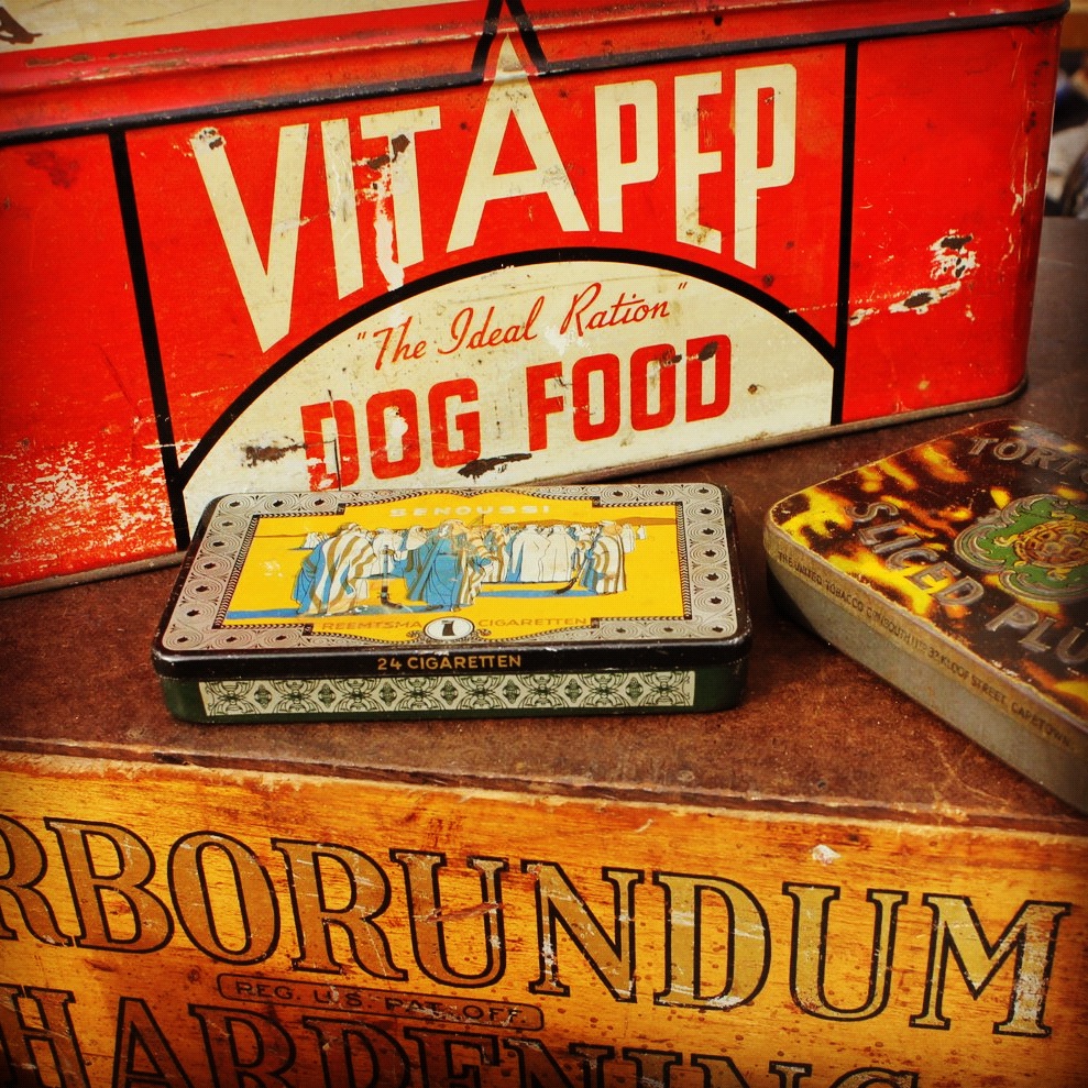 Vintage finds, Rose Bowl Flea Market, Pasadena, California