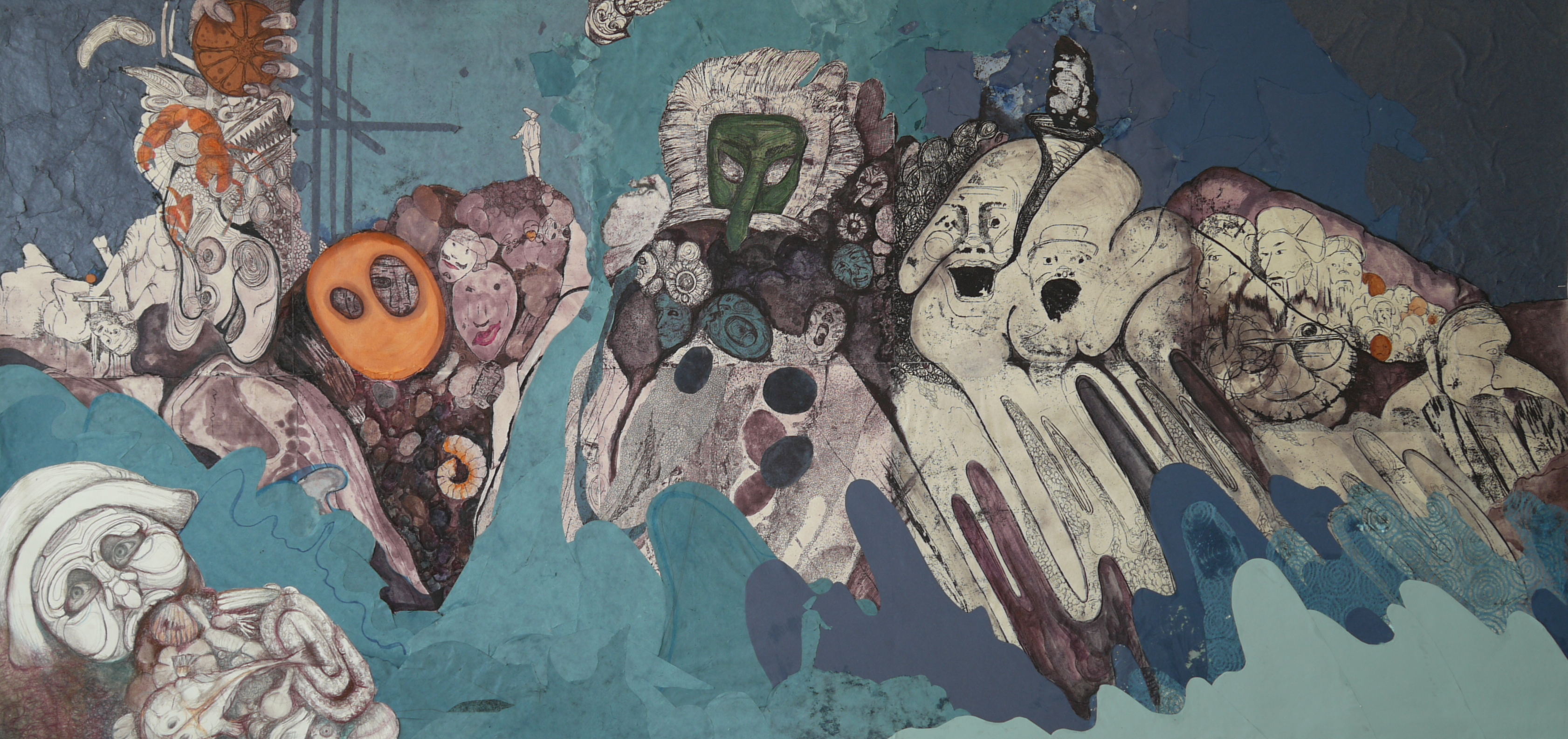 Third Space Carnival Print/Collage Installation