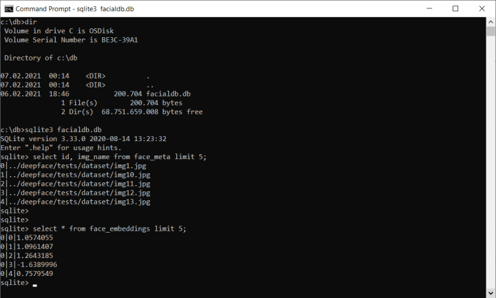 Deep Face Recognition with Relational Databases and SQL - Sefik Ilkin ...