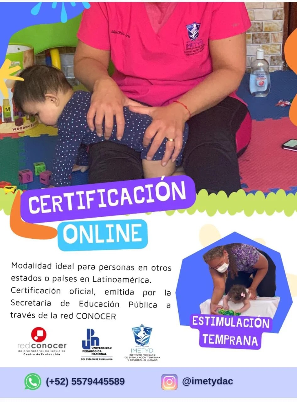 Certificación oficial en Estimulación Temprana