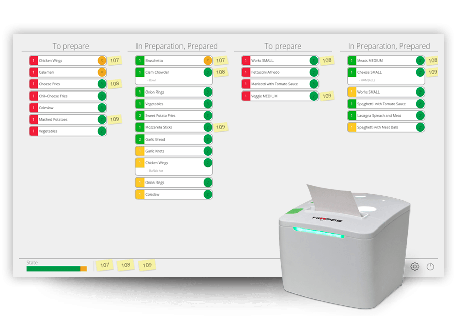 tpv restaurantes - hioscreen-printer