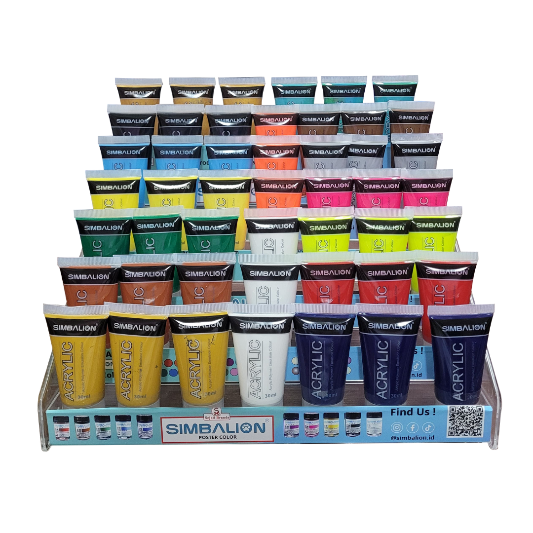 Display Kecil - Display Acrylic NAC 30ml