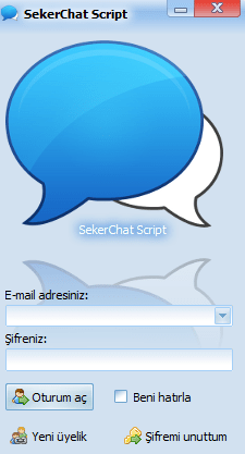 sekerchatgiris sekerchat script