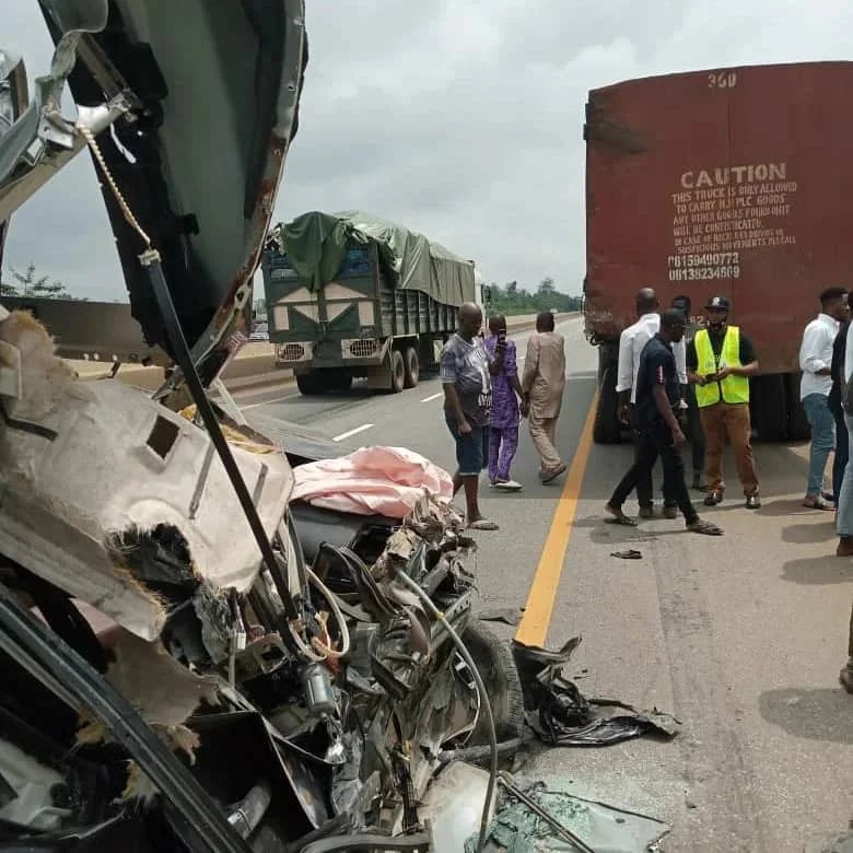 Dunsin Oyekan Survives Accident Along Lagos-Ibadan Expressway