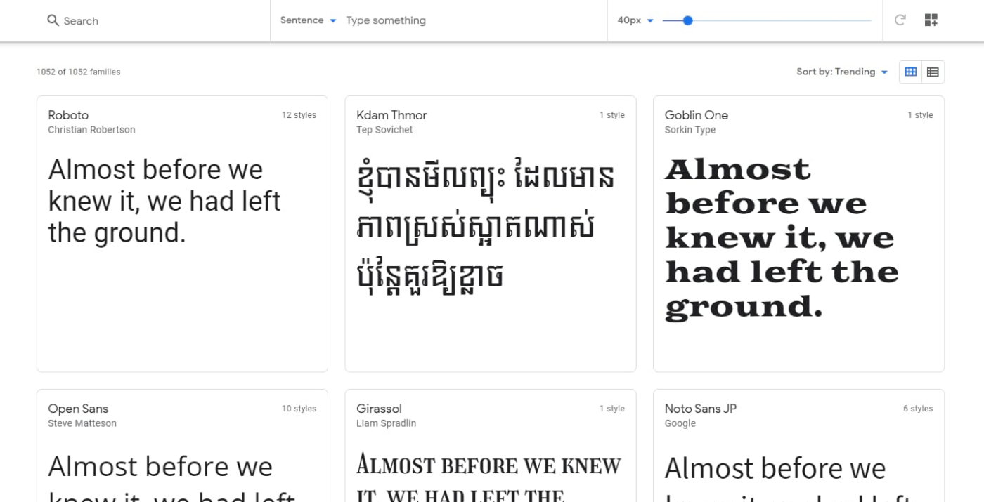 webfont