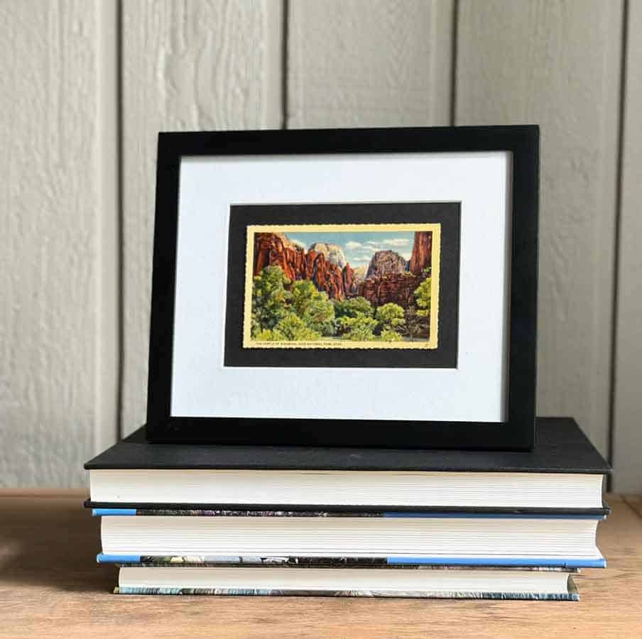 Adding ephemera to home decor