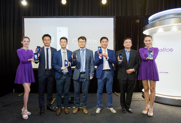 Image 1 - (L to R) - Martin Zhu of Neffos; Hugo Cai of TP-LINK.; Robert Hu of Neffos; Henry Ho of 11street and CM Loo of ECS Astar Sdn. Bhd.