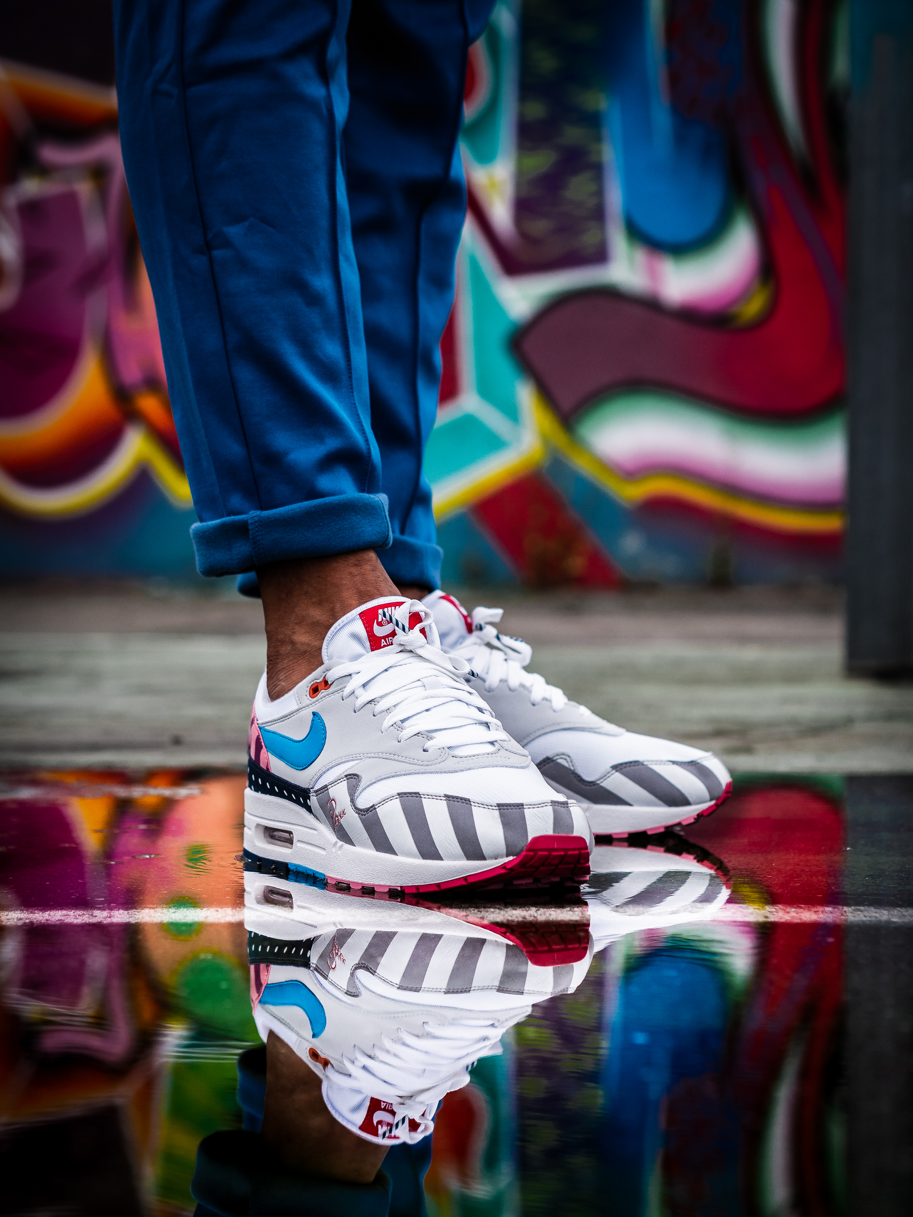 air max parra on feet