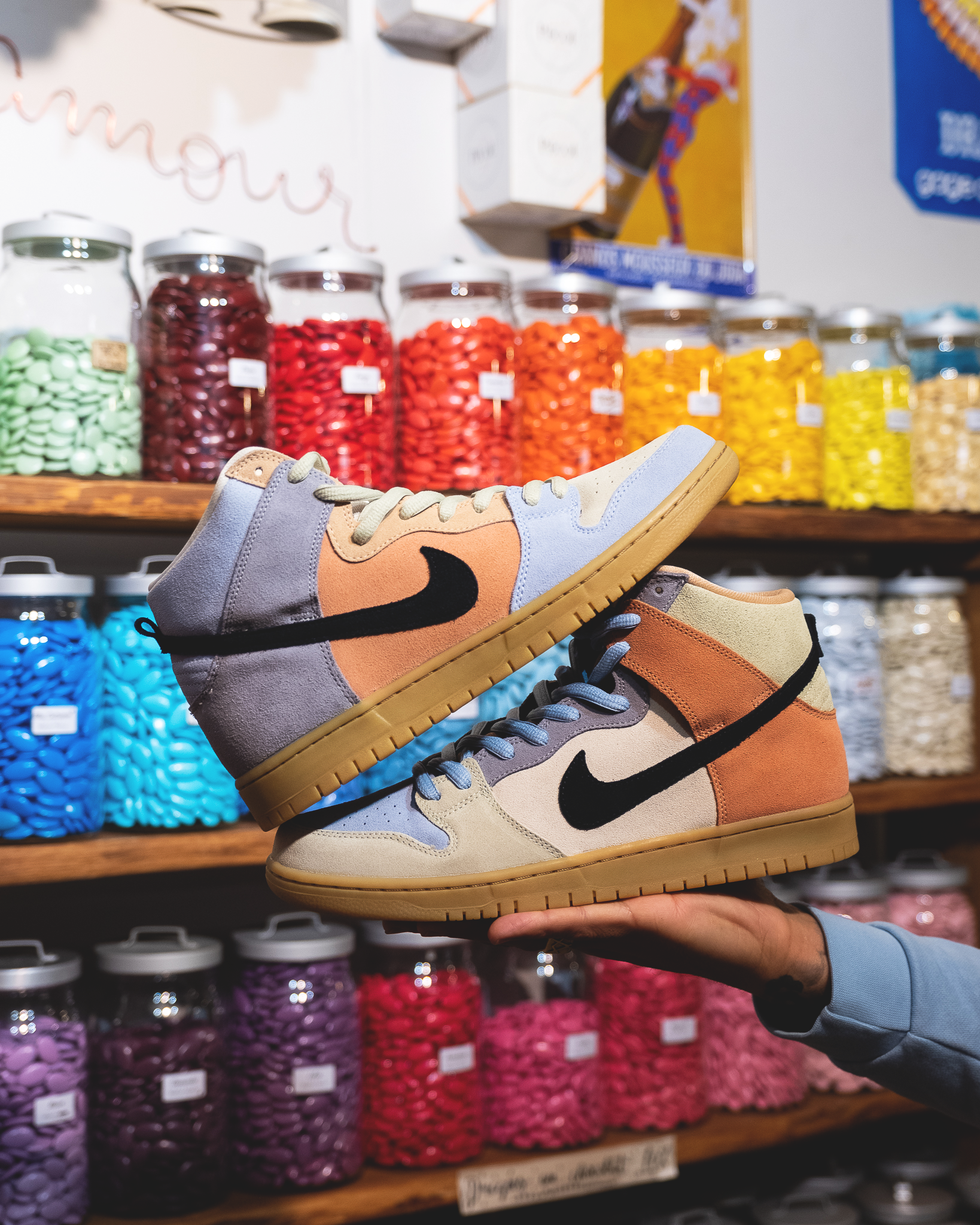 nike dunk high easter spectrum