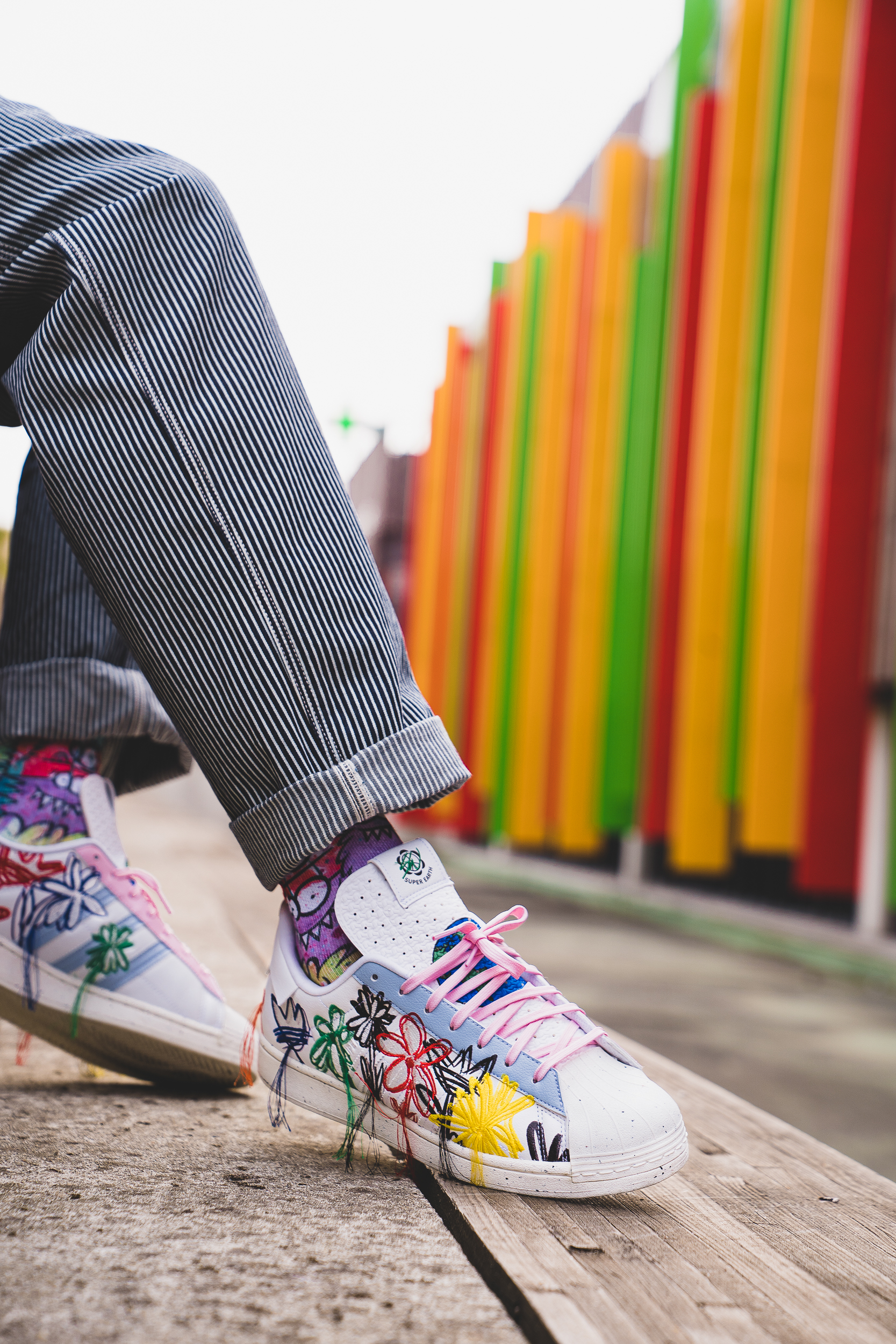 super earth adidas on feet