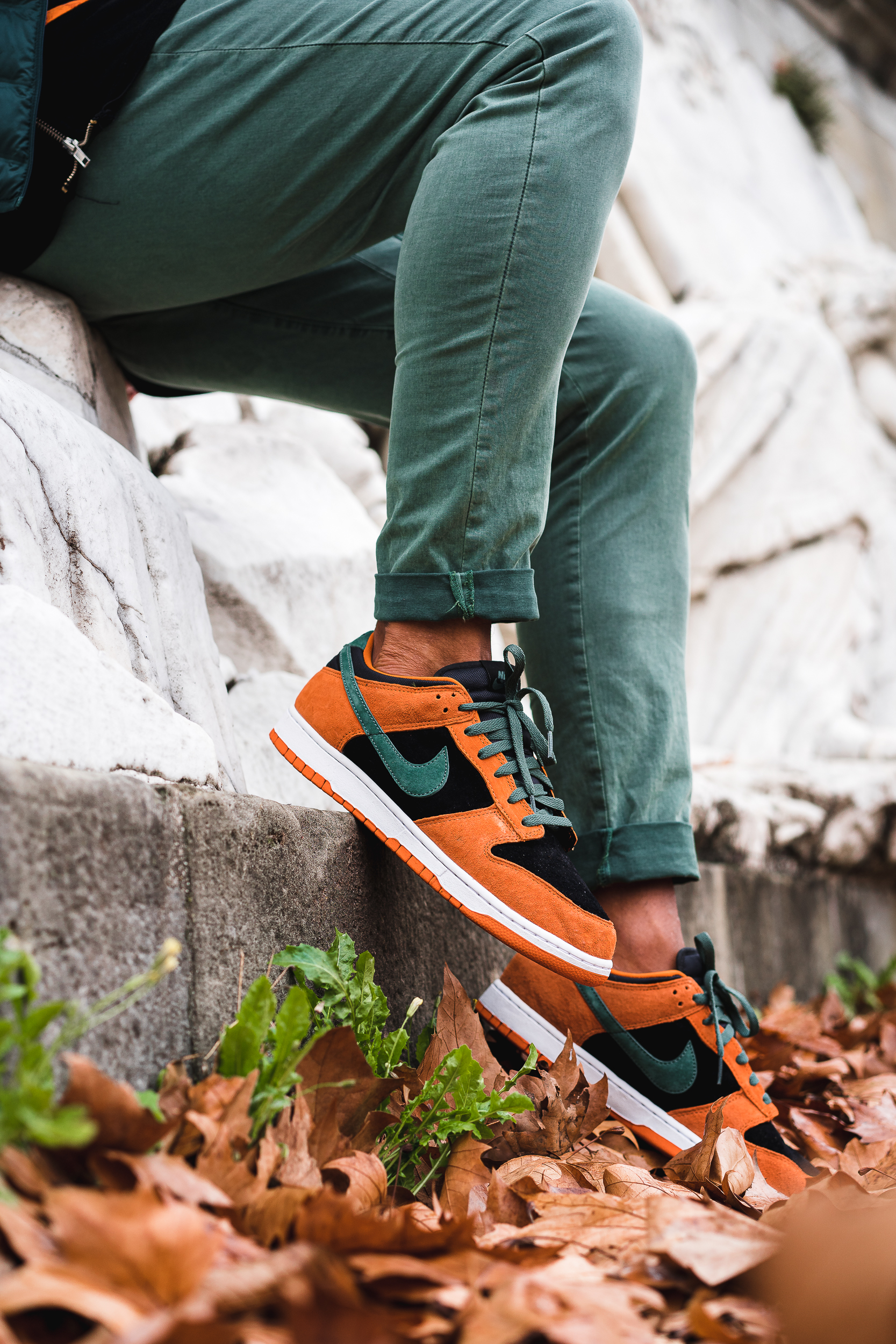 dunk low ceramic on feet