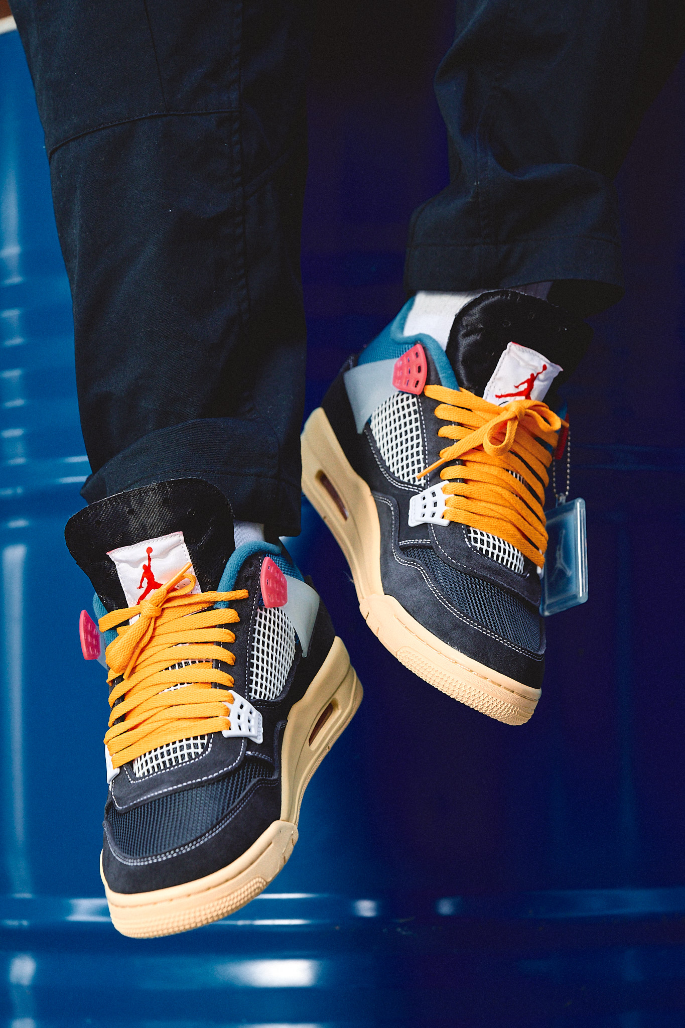 jordan 4 union laces