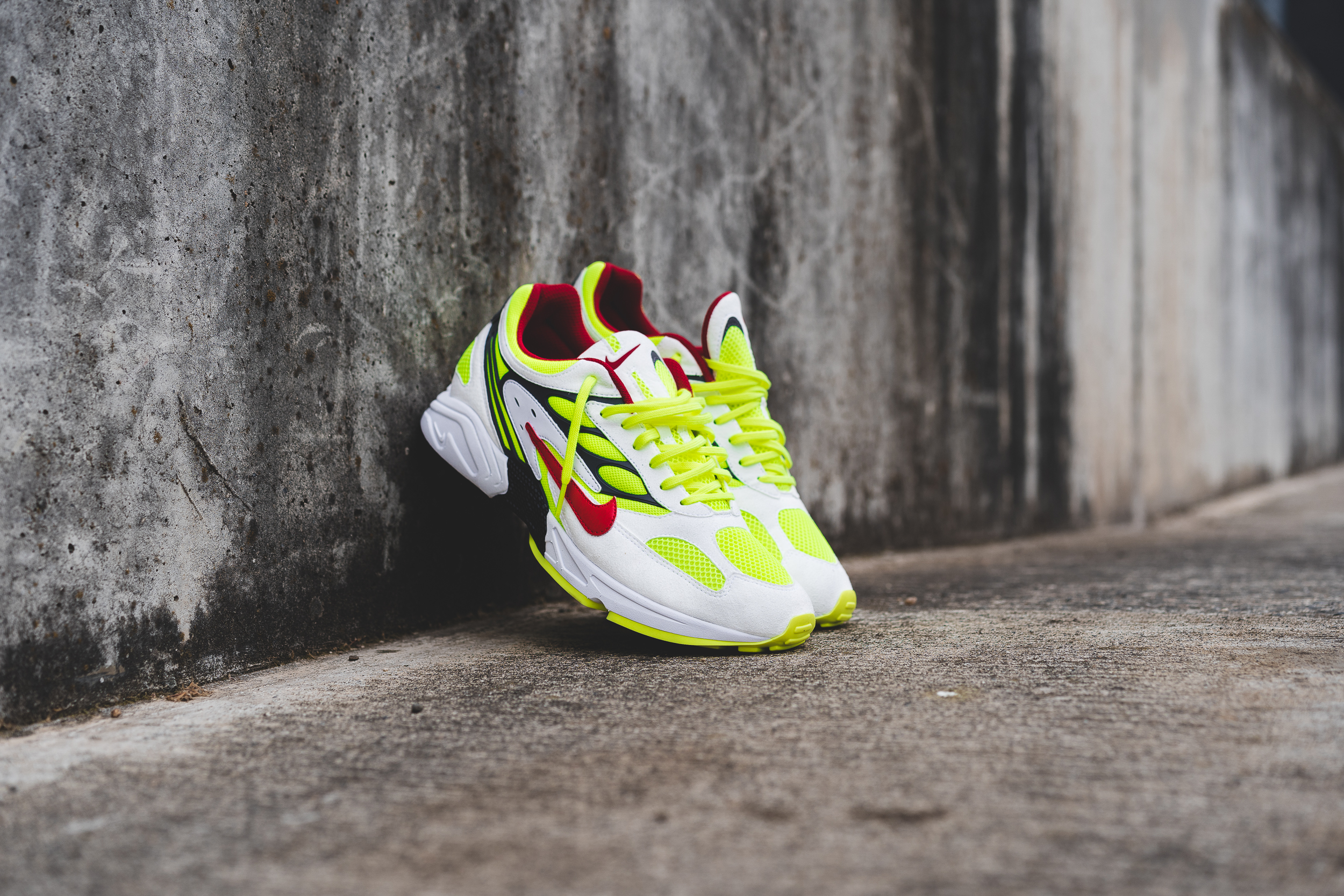 nike air ghost racer neon yellow