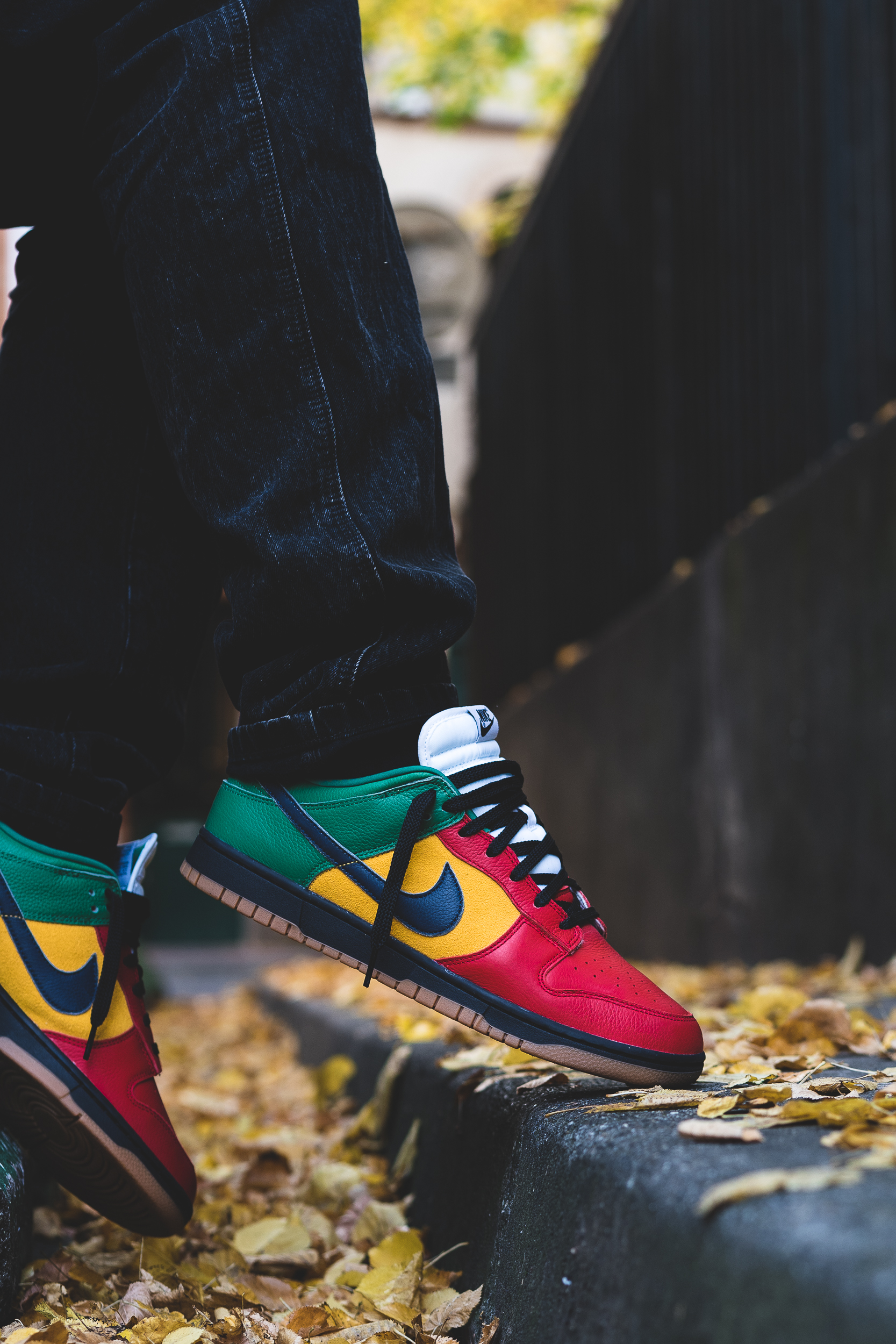 nike rasta dunk lows
